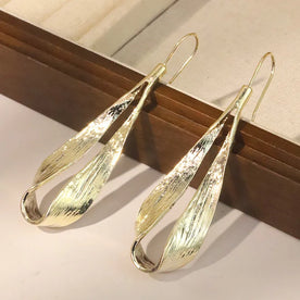Verve Leaf Drops Earrings 1 Pair