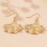 Ginkgo Leaf Drop Earrings