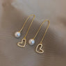 Pearl Heart Dangle Threads