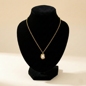 Pearl Halo Pendant Necklace