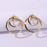 Orbit Gold Drops Earring