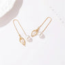 Pearl Dew Threaders Earrings