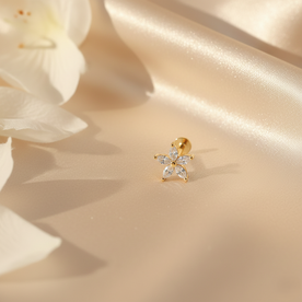 Shringar Phool Nose Pin