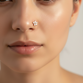 Shringar Phool Nose Pin