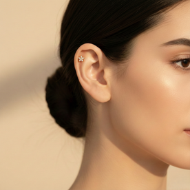 Blossom Twirl Sparkle Studs