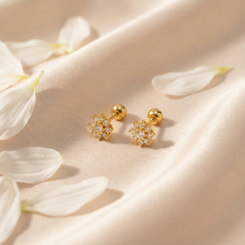 PetalGlow Mini Studs