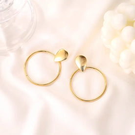 Petal Halo Hoops Earrings