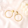 Petal Halo Hoops Earrings