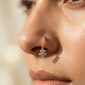 Nakshatra Bloom Hoop