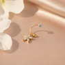 Starlit Petal Drop Earrings Anti Tarnish