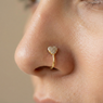 Premika Heart Nose Ring