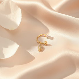 GleamLeaf Drop Studs Anti Tarnish