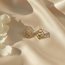 Geo Lattice Studs 1 Pair