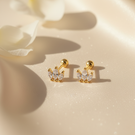 Lotus Gleam Studs