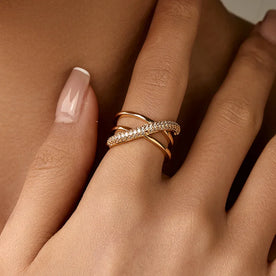 Aroha Crisscross Ring