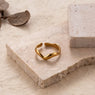 Saanjh Wave Ring